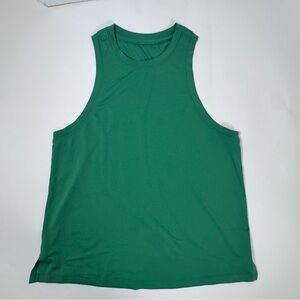 lululemon Sculpt Tank Green Sleeveless Muscle Tank Athletic Top, Size 4